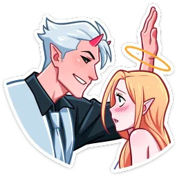 Демон и Ангелица Ник Толабов sticker 9