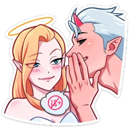 Демон и Ангелица Ник Толабов sticker 10