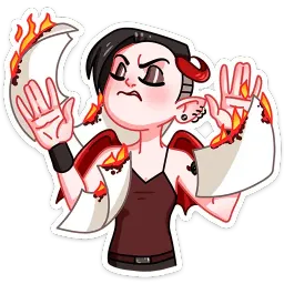 Деймония sticker 3