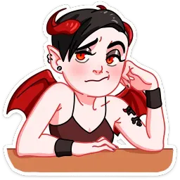 Деймония sticker 8