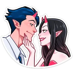 Дьявол и Дьяволица Telegram sticker pack