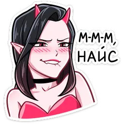 Дьявол и Дьяволица sticker 3