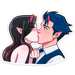 Дьявол и Дьяволица sticker 9