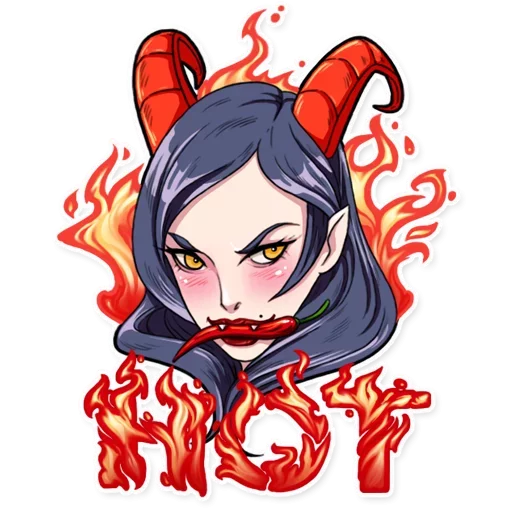 DEVIL family by @fStikBot sticker 11