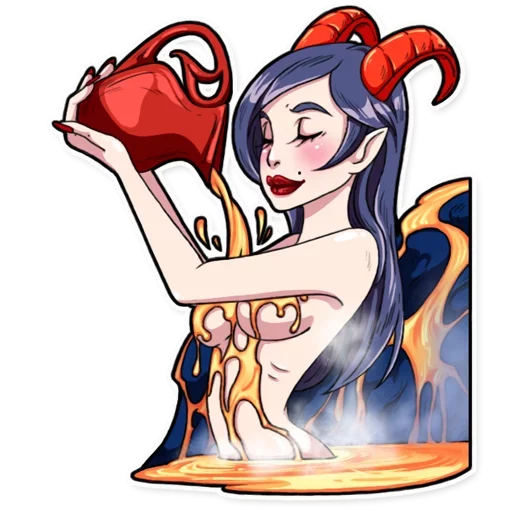 DEVIL family by @fStikBot sticker 12