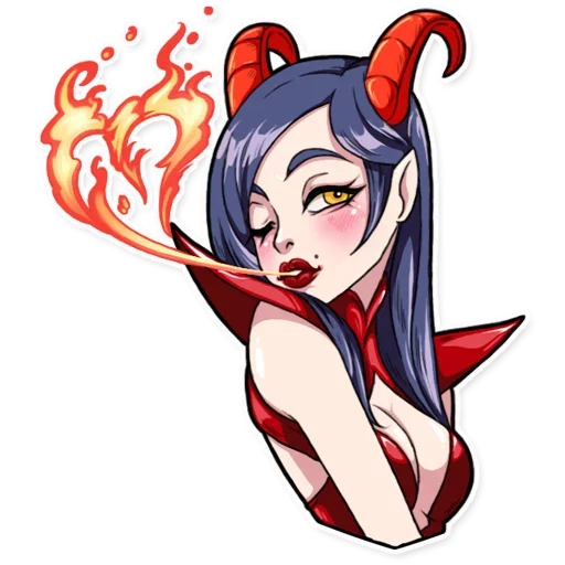 DEVIL family by @fStikBot sticker 3
