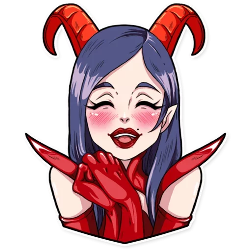 DEVIL family by @fStikBot sticker 5