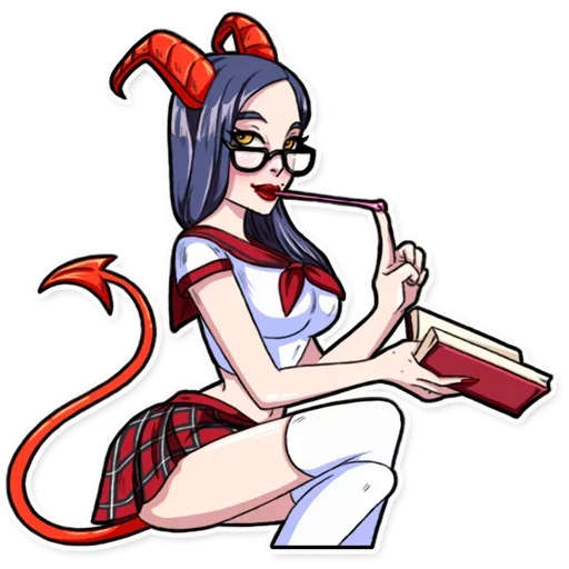DEVIL family by @fStikBot sticker 10