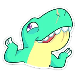 Тиранозавр Дино sticker 9