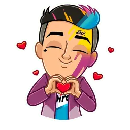 Dirol Party Runner sticker 2