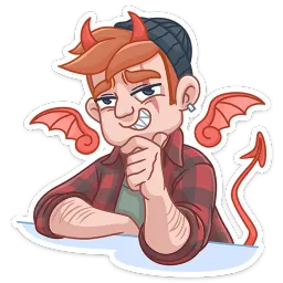 Разочарованный Амур sticker 6