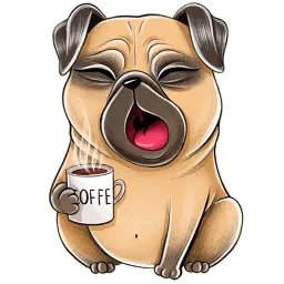 Мопс sticker 5