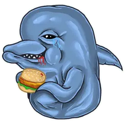 Dolphin alcoholic @dailyponer sticker 8