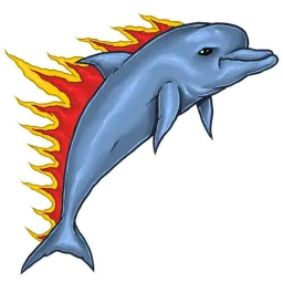 Dolphin alcoholic @dailyponer sticker 9