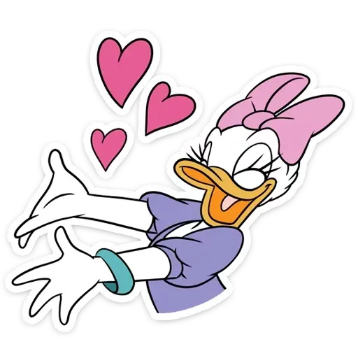 donalddaisylove_by_tgsticker_bot Telegram sticker pack