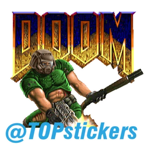 Doom sticker 11