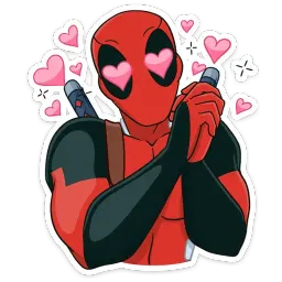 Дэдпул и Новый год sticker 2