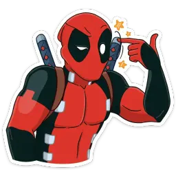 Дэдпул и Новый год sticker 11