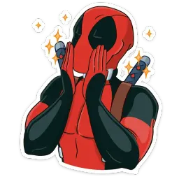 Дэдпул и Новый год sticker 6