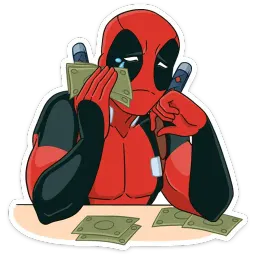 Дэдпул и Новый год sticker 7
