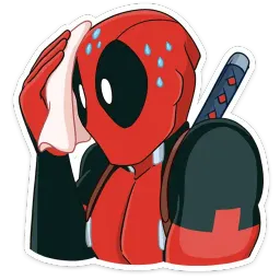 Дэдпул и Новый год sticker 9