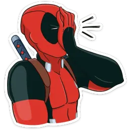 Дэдпул и Новый год sticker 10