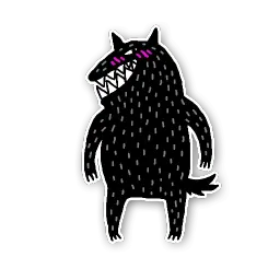 Волк sticker 5