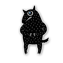 Волк sticker 9
