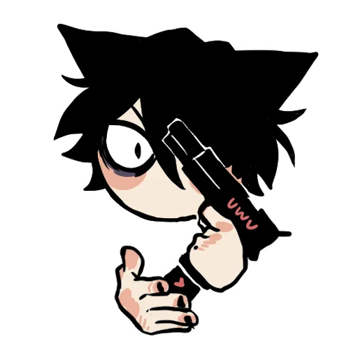 Edgy catboy sticker 12