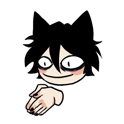 Edgy catboy sticker 6