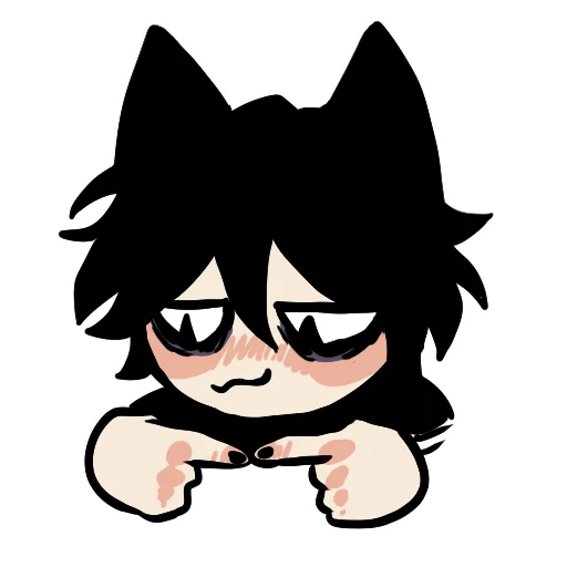 Edgy catboy sticker 10