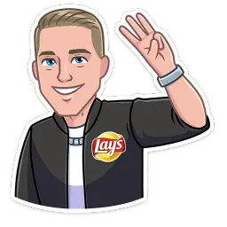 Музыка вкуснее с Lay’s Telegram sticker pack
