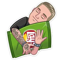 Музыка вкуснее с Lay’s sticker 8