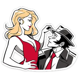 Элинор и Джордж ВКонтакте, Ник Толабов Telegram sticker pack