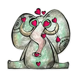 Слон sticker 3