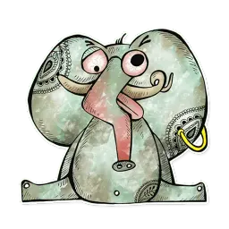 Слон sticker 7