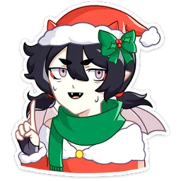 Новогодняя Ивэлтин Карина Островская Telegram sticker pack