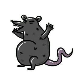Крыса sticker 9