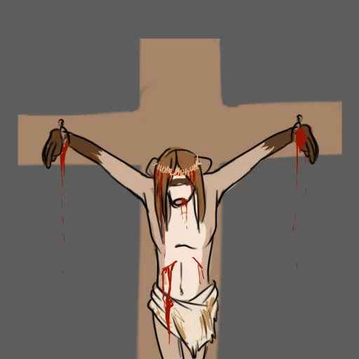 Ferret Jesus sticker 12
