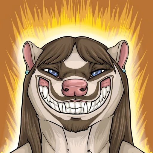 Ferret Jesus sticker 9