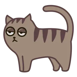 Fixel the Snob Cat Telegram sticker pack