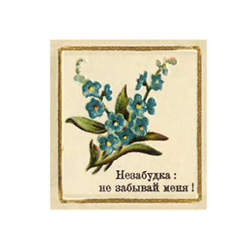 FlowerLanguageVintage sticker 3