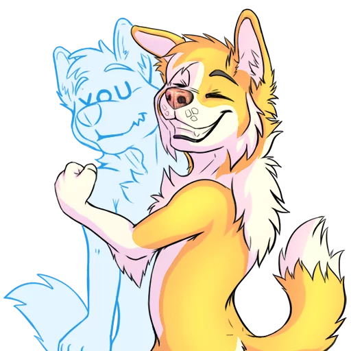 Fluke Doggo sticker 6