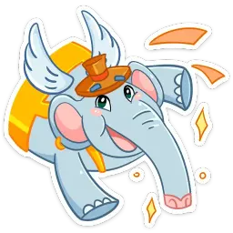 Летающие звери Telegram sticker pack