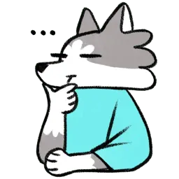 Frank The Wolf sticker 8