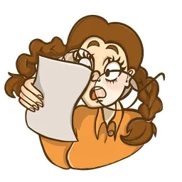 Писательница sticker 3