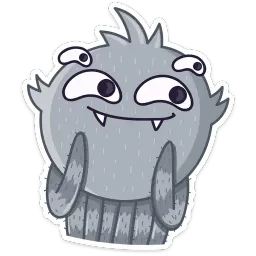 Паучок Фаззи :: @stickroom Telegram sticker pack