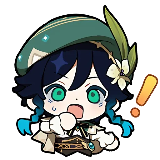 Genshin Impact Official Chibi Emotes sticker 2