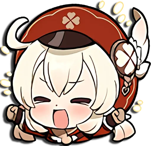 Genshin Impact Official Chibi Emotes sticker 101
