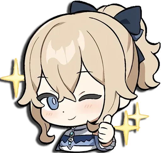 Genshin Impact Official Chibi Emotes sticker 106
